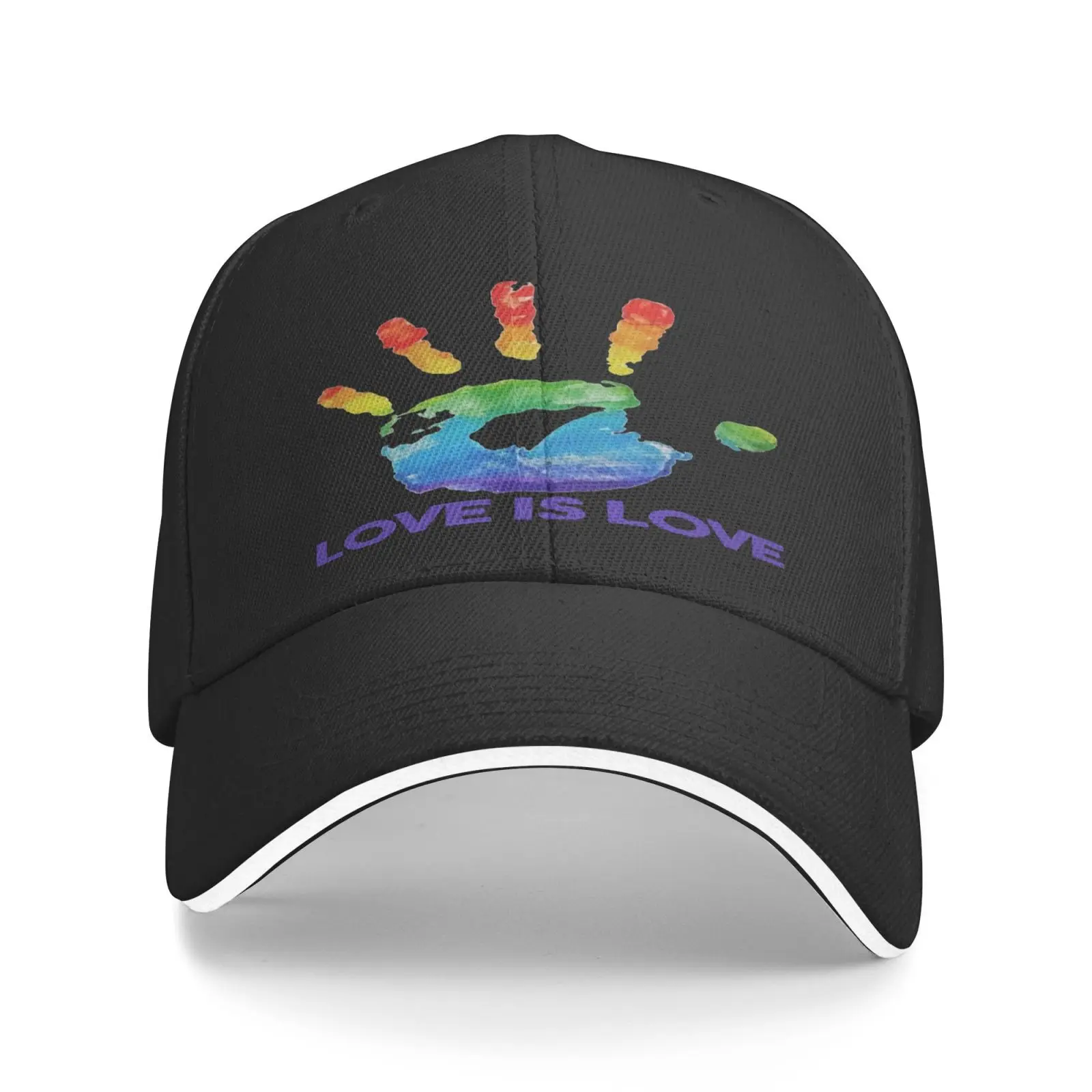 

Мужская кепка Hand Love Rainbow Uni 941, мужская Кепка, мужская Ковбойская Кепка, мужские головные уборы для женщин и мужчин, дизайнерская Кепка с польз...