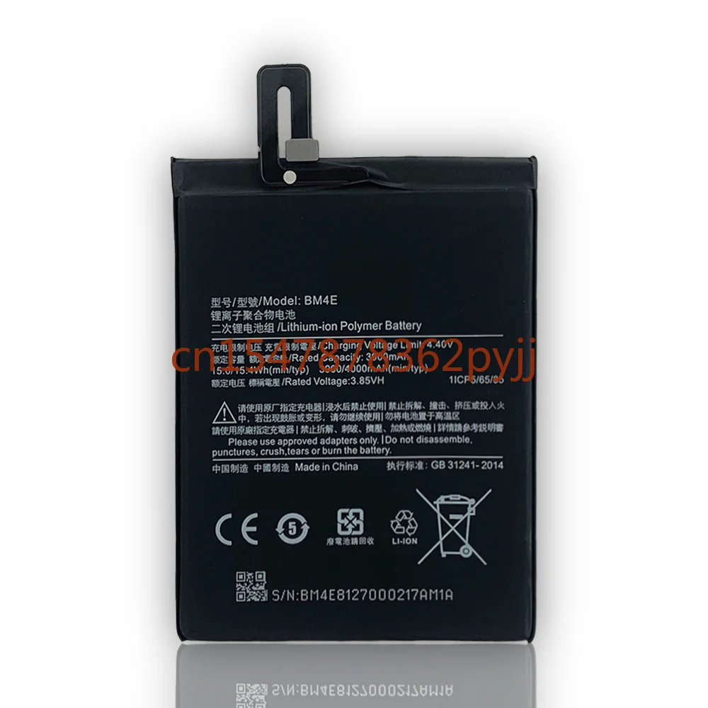 

Сменный аккумулятор BM4E для Xiaomi mi Pocophone Poco F1, оригинальный аккумулятор для телефона, 4000 мАч