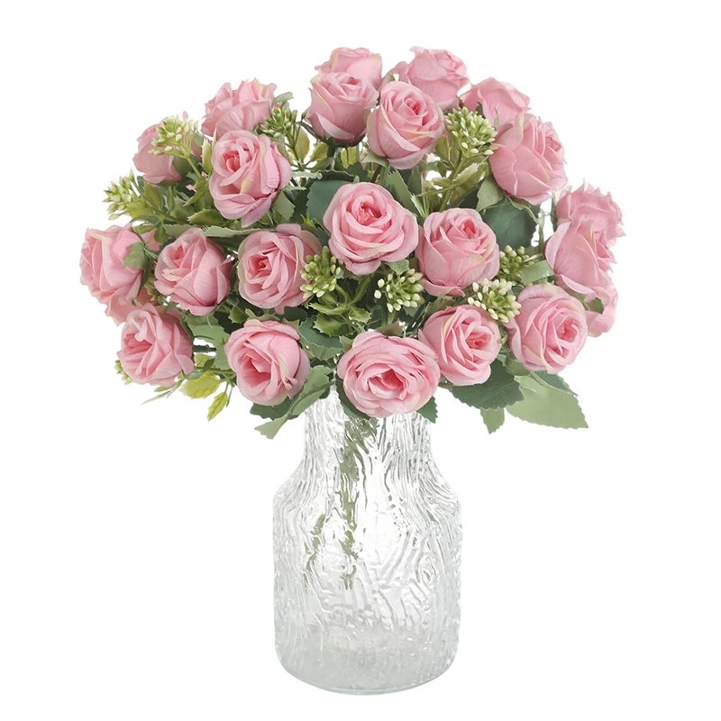 

Искусственные розы из шелка, 10 головок