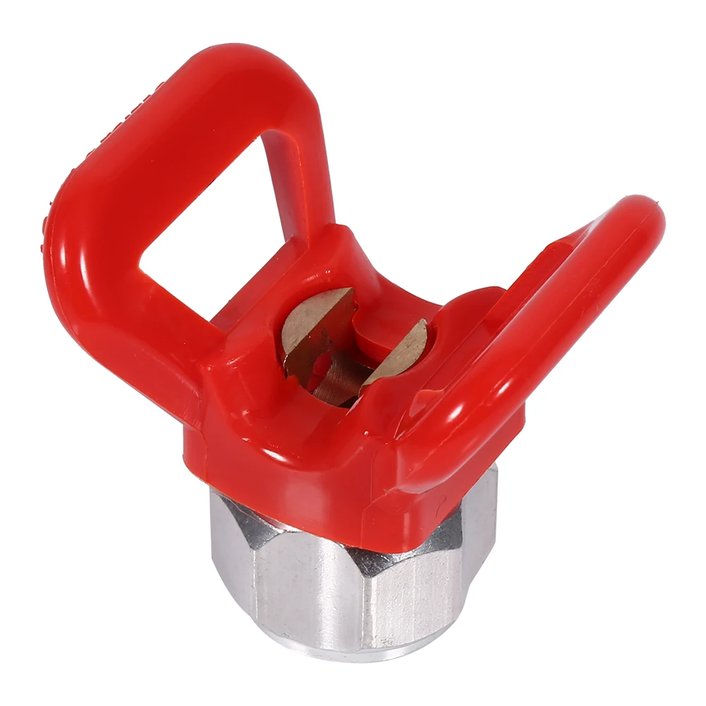 

Airless Paint Spray Sprayer Gun Tip Guard Nozzle Seat Replacement Universal Tool Red New airless