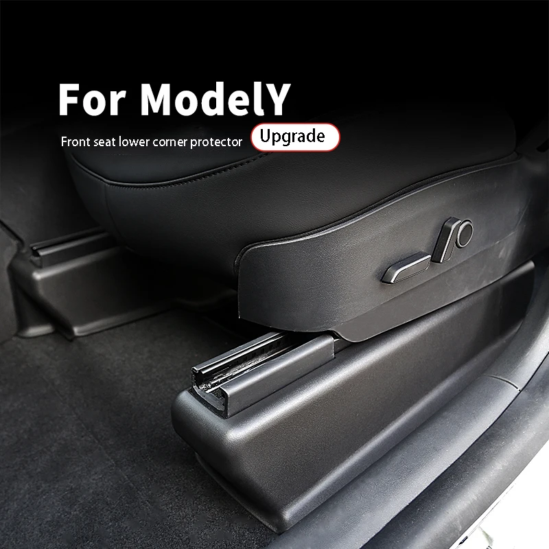 

Модные аксессуары для интерьера Tesla модели Y, направляющие для заднего сиденья, комплект защитных угловых чехлов для защиты от ударов