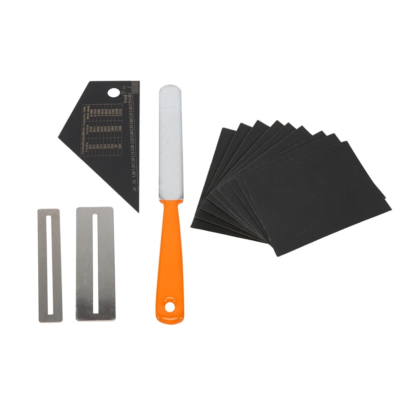 

Leveling Ruler Sandpaper And Fingerboard Guitar Fret Crowning File Guitar Fret File Guitar Accessories
