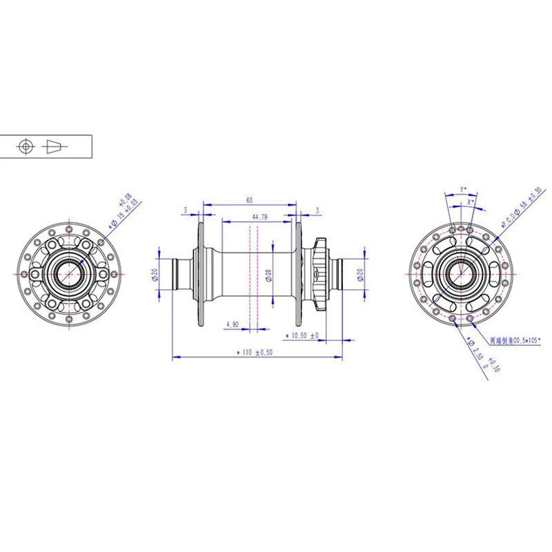 

ARC MT009 BOOST Hub Bicycle Hubs 6 Pawls 32 Holes 148X12 110X15MM Micro-Spline