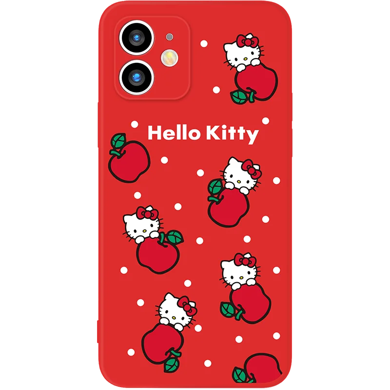 Милый мультяшный чехол Hello Kitty для телефона iPhone 11 12 13 Pro MAX Mini 6 6S 7 8 Plus X XR XS SE 2020