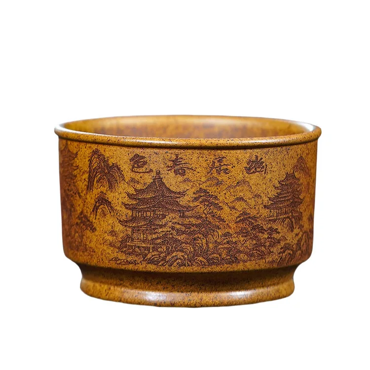 

Фиолетовая чайная чашка из Исинской глины Chazhan Master