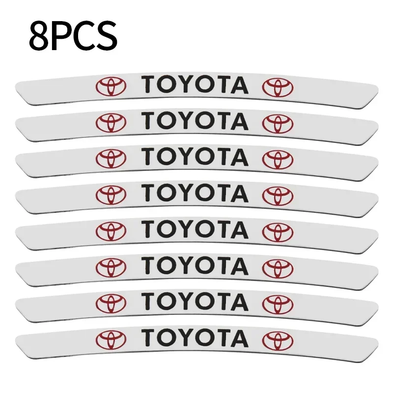 

4/8 шт., металлические автомобильные Стайлинг, ступица обода колеса, декоративные наклейки для шин, автоаксессуары для Toyota Corolla Yaris Chr Auris RAV4 Camry