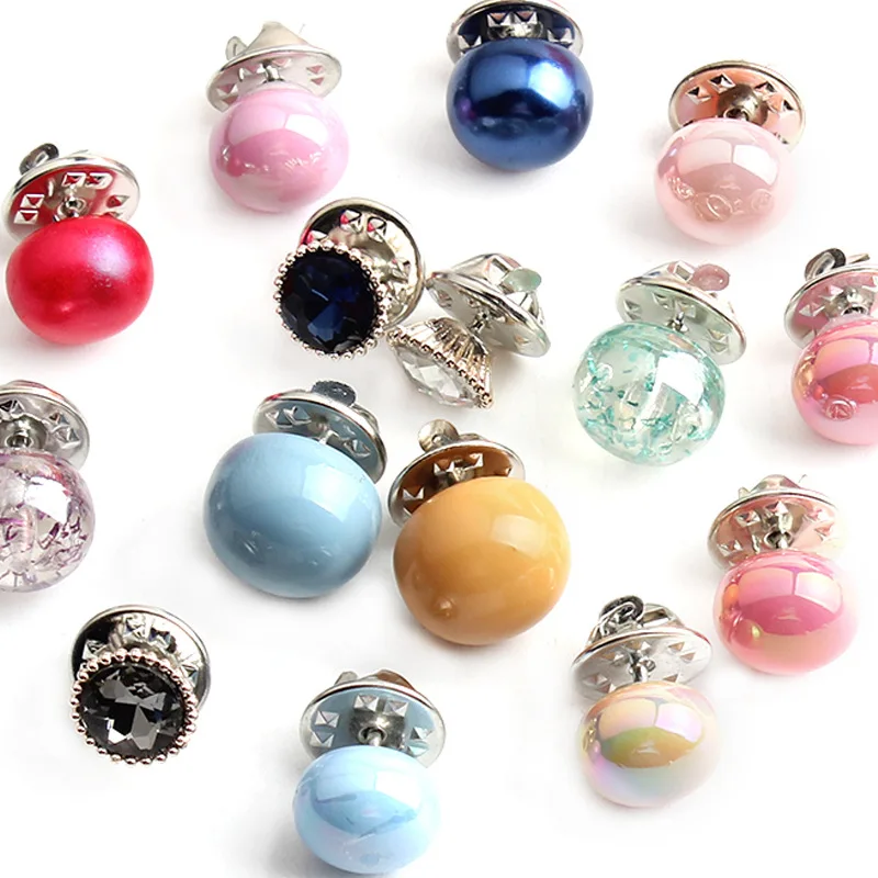 10 шт./партия женские пуговицы с жемчугом