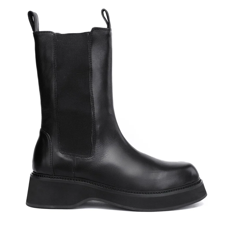 

Осенне-зимние мужские ботинки и роскошные дизайнерские мужские ботинки челси, мужские Британские ретро ботинки из натуральной воловьей ко...