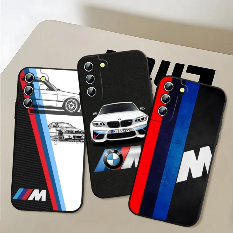 

Роскошный чехол для телефона в спортивном автомобиле BMW для Samsung Note 20 9 10 8 Pro Plus Lite Ultra M40 M80s M20 M31 M14 J7 J6 Prime, черный