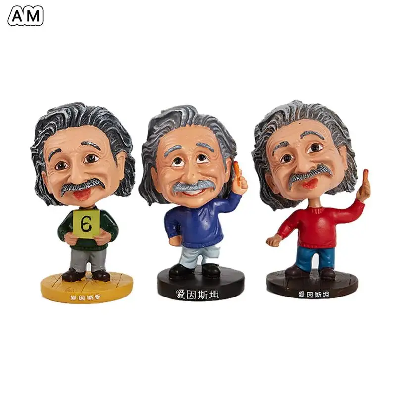 

Фигурка героя мультфильма эйнштейн встряхивает голову, фигурка героя из смолы, кукла, игрушка, коллекционная модель, игрушка для ребенка, подарок, автомобильные аксессуары