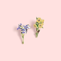 high quality sunflower anime manga hard enamel pin collect child jewelry gift cartoon japanese style brooch backpack badge