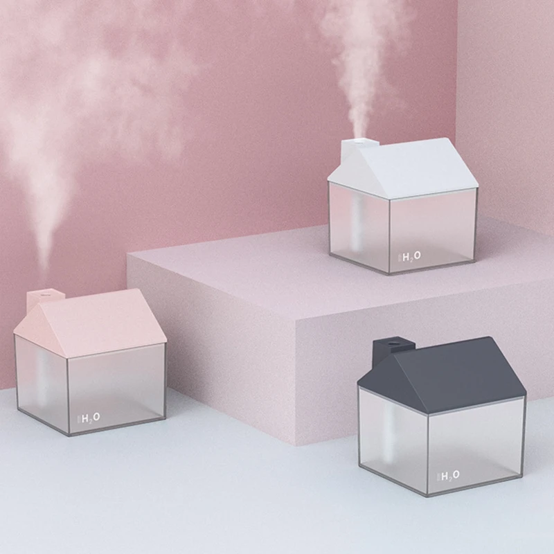

Small House Humidifier USB Sprayer 250Ml Home Bedroom Office Desk Moisturizing