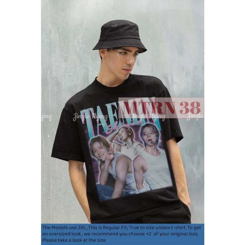 Рубашка Винтажная футболка Подарочная музыкальная Taemin Shinee