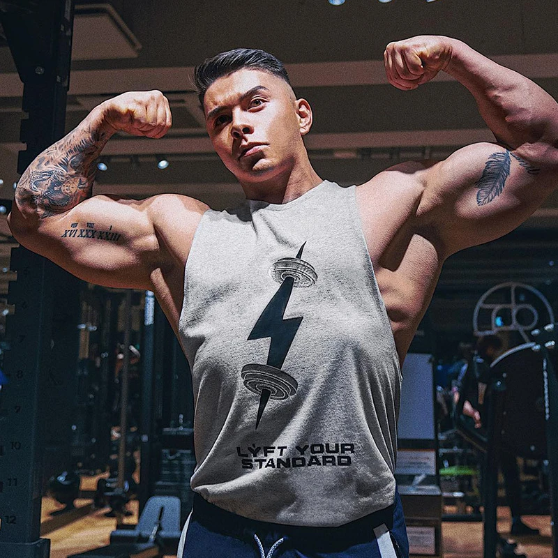 

2022 мужская тренировочная рубашка без рукавов, майка с бретельками, мужские зеленые мужские трикотажные майки