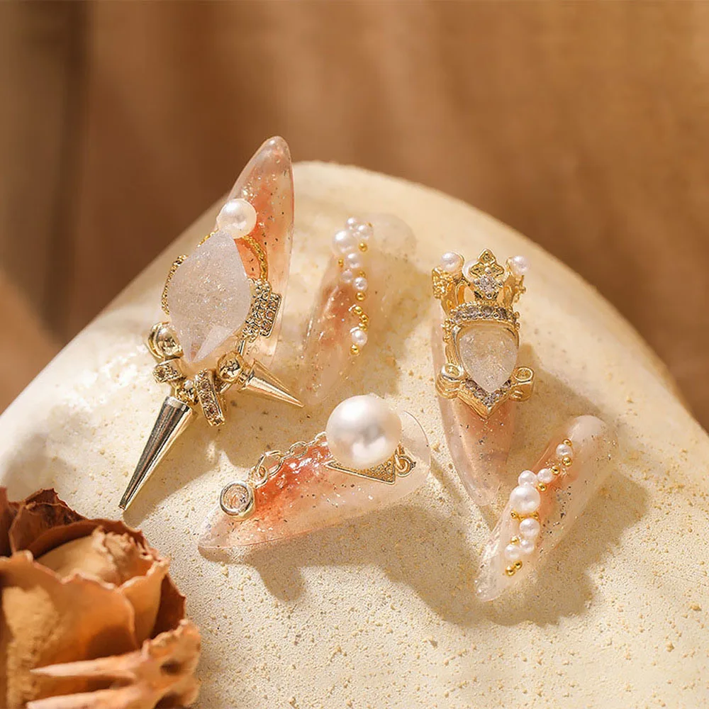 1 шт. Блестящие модные украшения для ногтей в стиле ретро с котом циркониевые