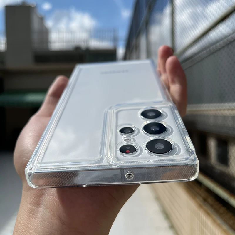Transparent Shockproof Soft Case for Samsung Galaxy S22 S21 Ultra Plus S20 FE Note 20 10 A52 A72 A52S 5G A53 A73 A51 A71 Cover