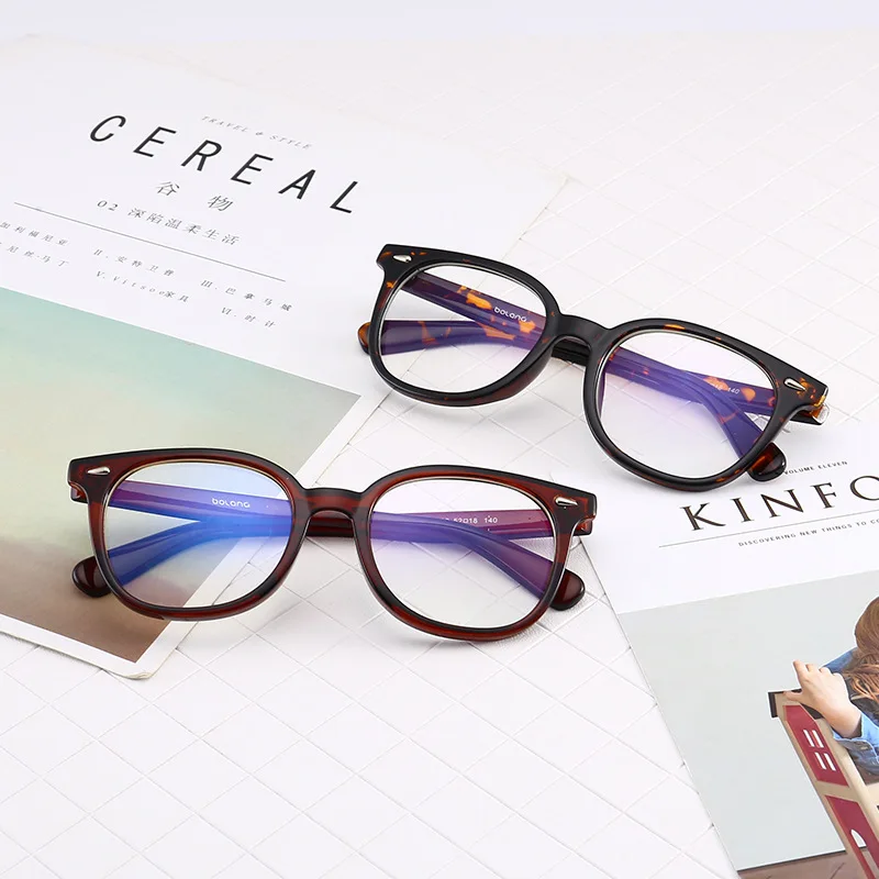 

Korean Style Intelligent Photochromic Myopia Glasses Women Men Ultralight Vintage Square Glasses Finished Prescription Eyewear