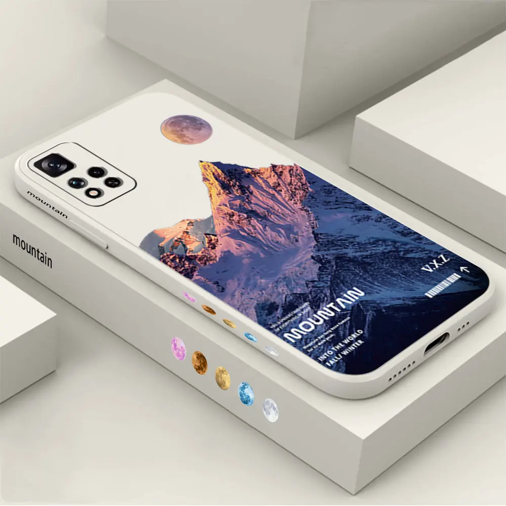 

Sunrise Scenery Phone Case For Redmi Note 12 11 11T 11R 11E 11S 10 10T 9 9S 9T 8 7 7S Pro Plus Max 4G 5G Cover Fundas Cqoue Capa