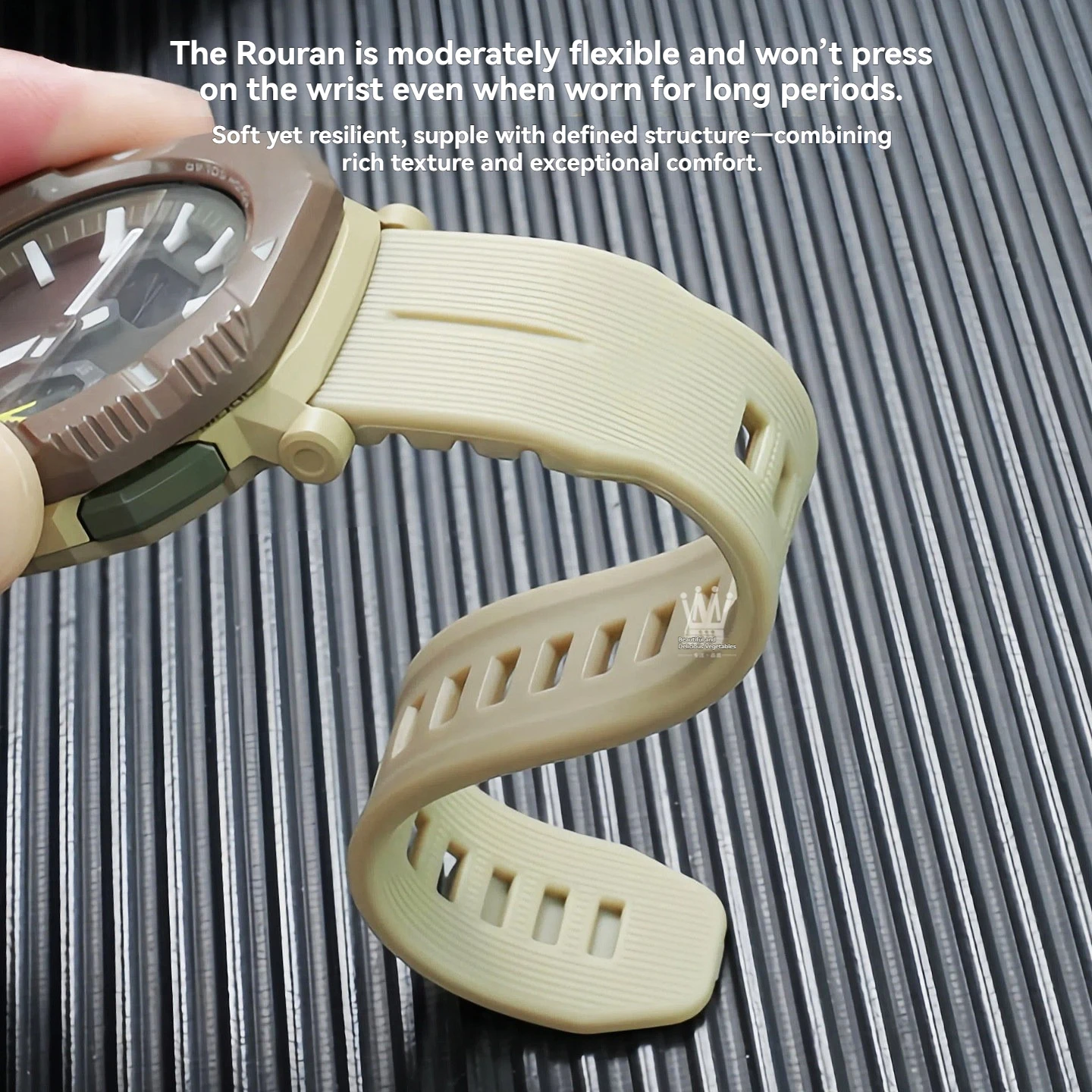 Фото Водонепроницаемый резиновый ремешок для часов Casio PRW-6900 PRW-6800 PRW-3400 Climbing Series, 23 мм, для занятий спортом на открытом воздухе, мужской. №4