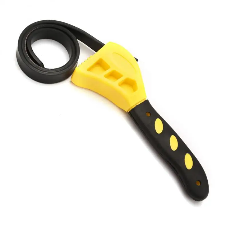 

Belt Wrench Oil Filter Puller Strap SpannerChain Jar Lids Cartridge Disassembly Tool Adjustable Strap Opener Plumbing Tool