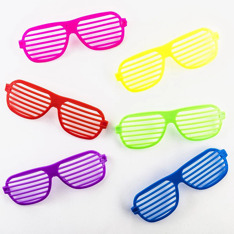 

Blinds Glasses Birthday Party Decorations Shutter Shades Glasses Photograph Prop Party Kids Disco Cosplay Favors Supplies
