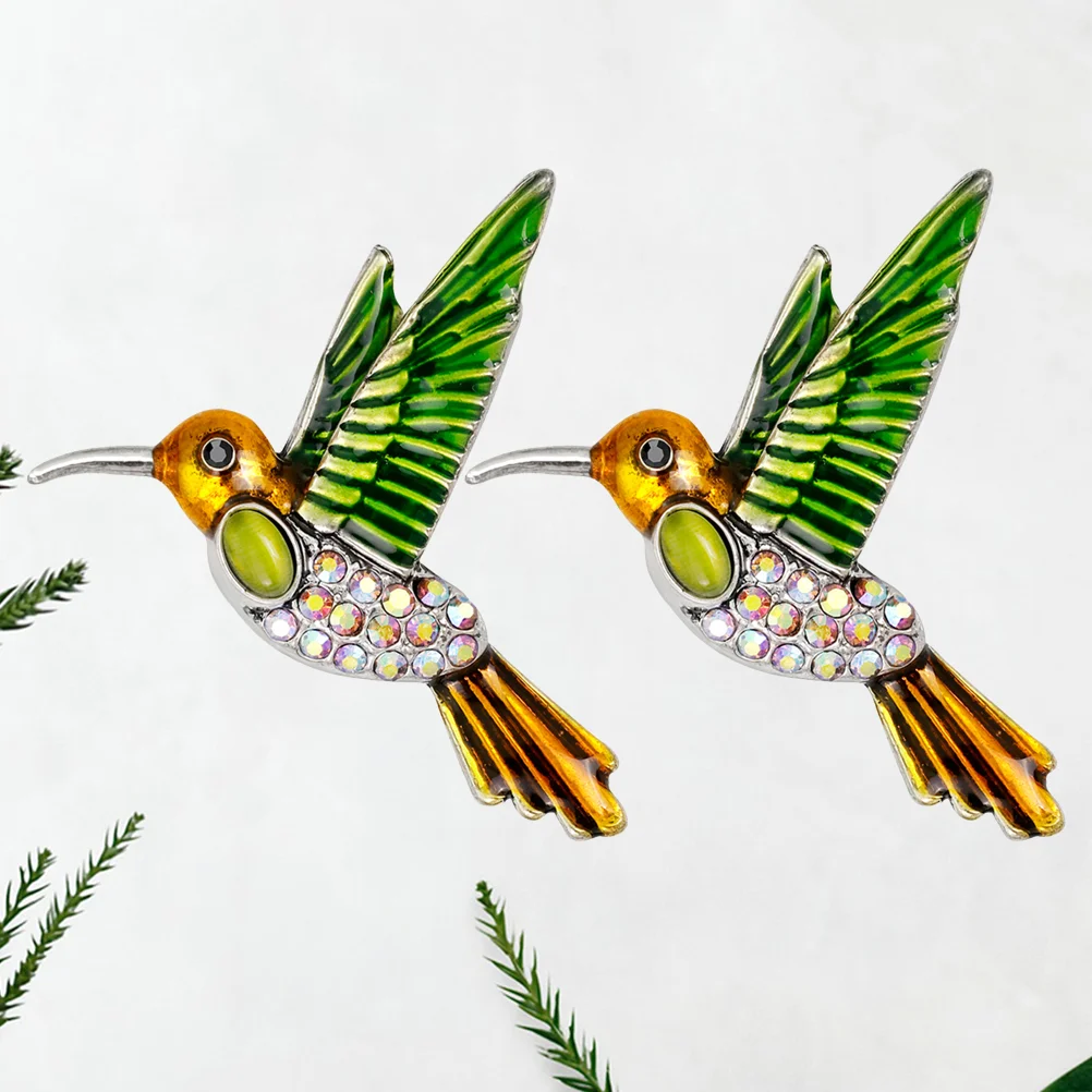

2Pcs Brooch Pin Japonensis Drops Oil Rhinestones Brooches Pin Breastpin Decorative Clothes Accessory