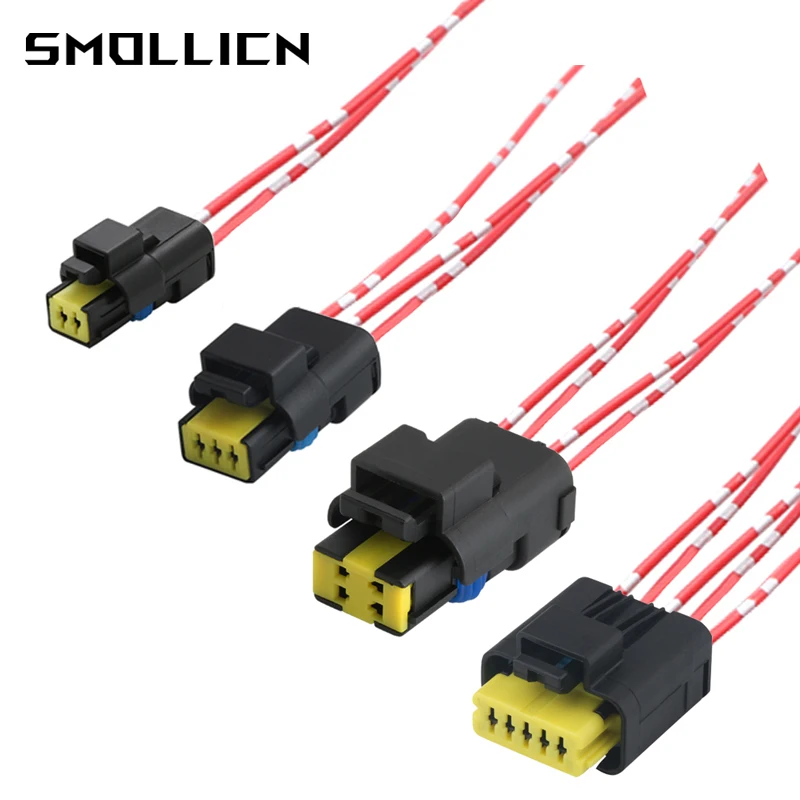 

1 Set 2 3 4 5 6pin FCI Female Light Lamp Male Female Connector Water Temperature Sensor Plug DJ7047A-1.5-11/21 DJ7027A-1.5-11/21