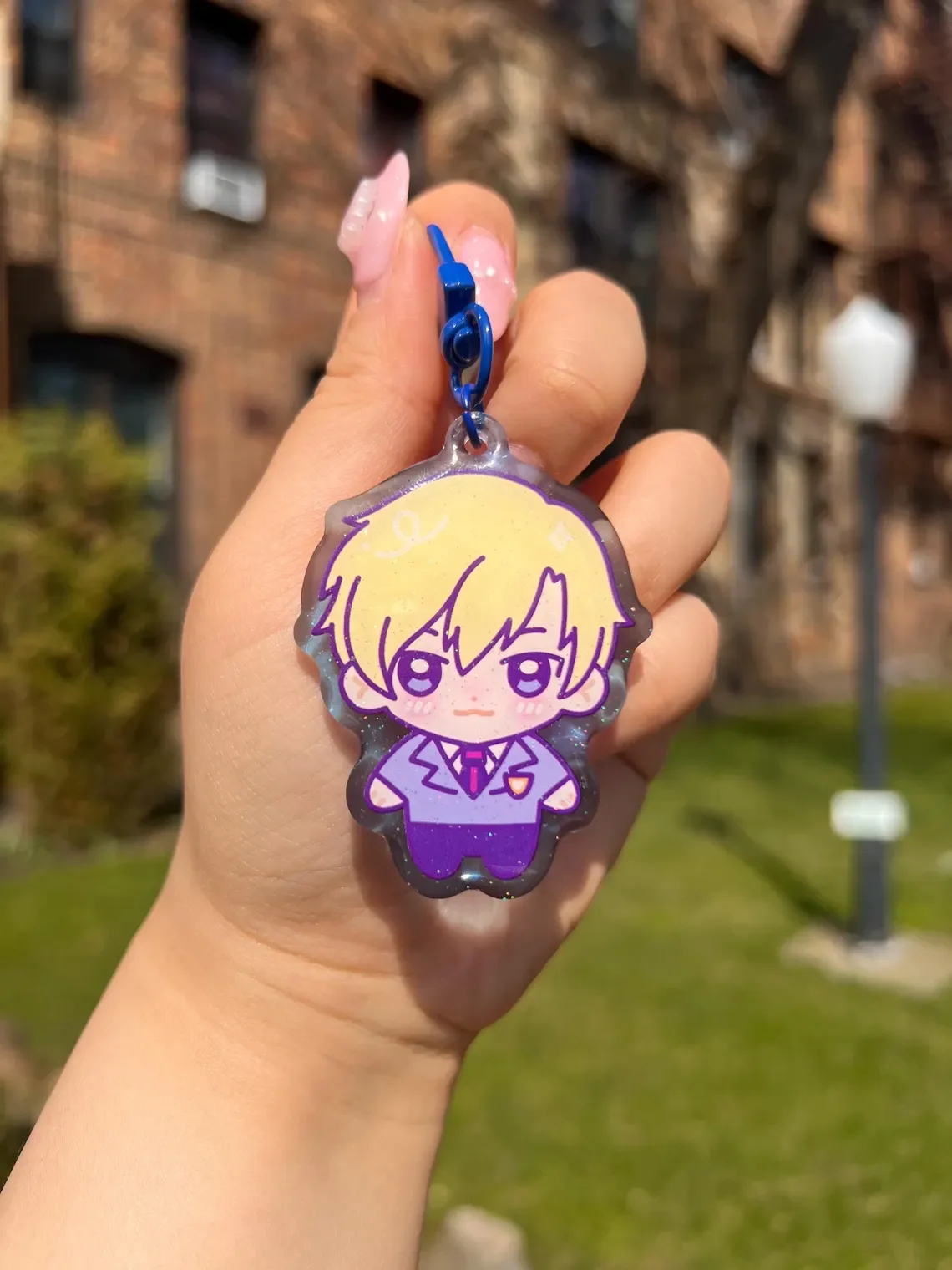 Фото Брелоки-шармы Ouran Host Club Chibi Gummy Glitter Charm, коллекционные аниме-аксессуары OHSHC №4