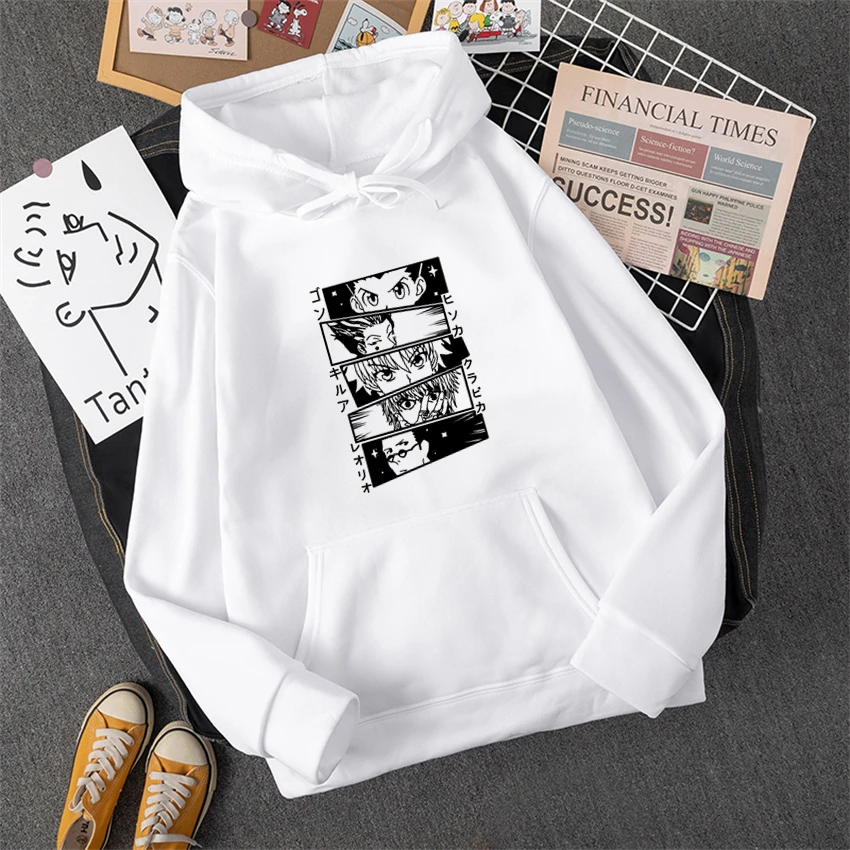 Худи Hunter×Hunter с принтом манга женские милые худи из японского аниме уличная