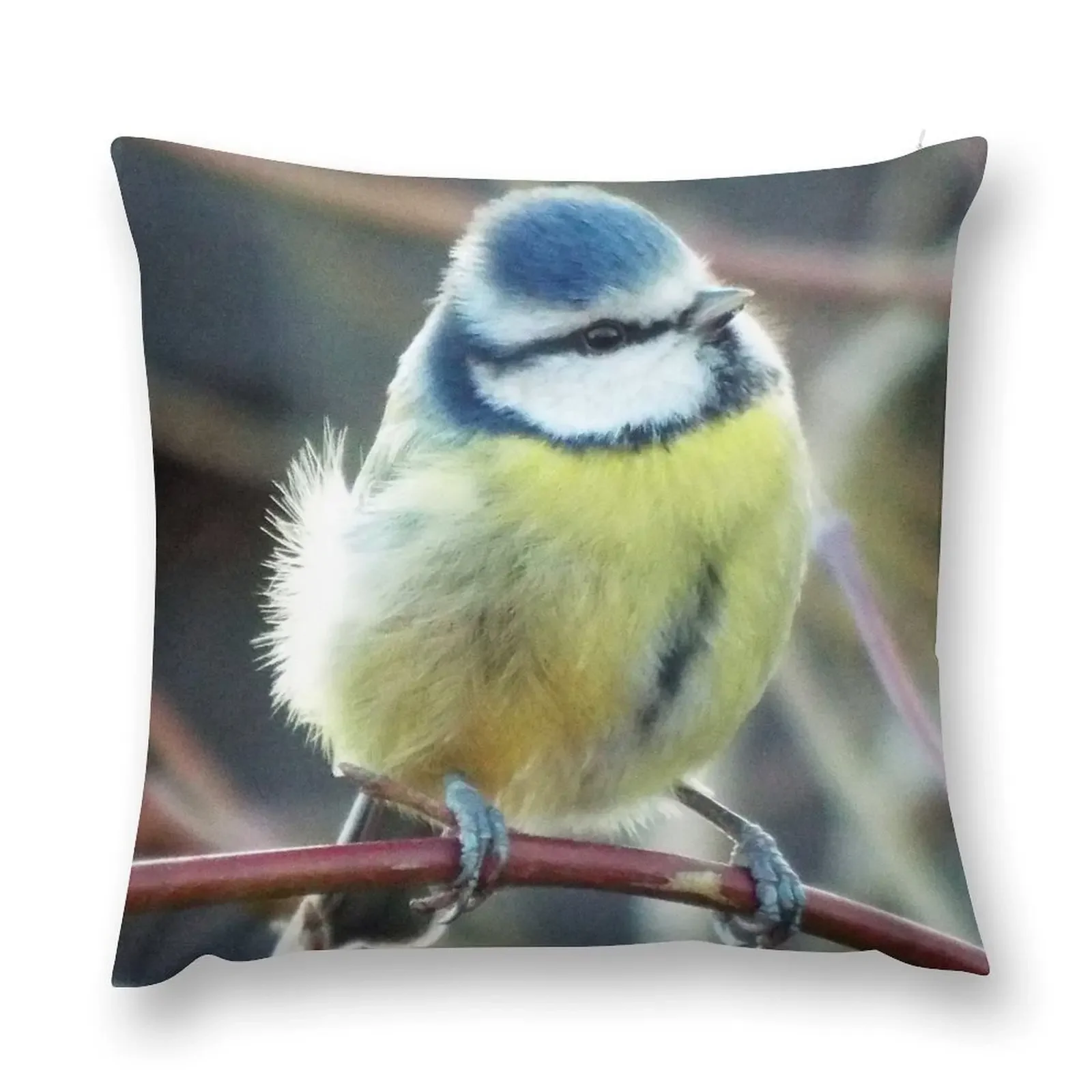 Красивые синие титаны самые милые любители птиц и мечты декоративная подушка