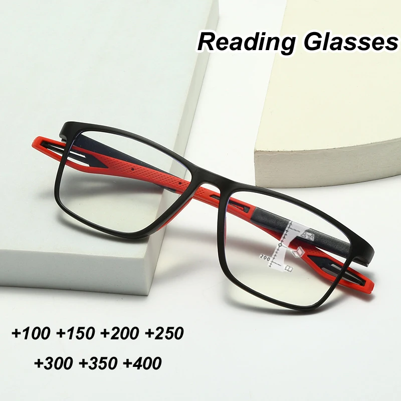 

Ультралегкие очки для чтения TR90 для женщин и мужчин, Мультифокальные Прогрессивные пресбиопические очки, оптические спортивные бифокальные очки с диоптриями