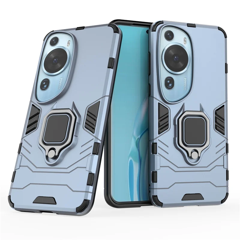 For Huawei P60 Art Case Cover Huawei P60 Art Capas Back Shockproof Armor Ring Stand Magnetic Holder Fundas Huawei P 60 P60 Art