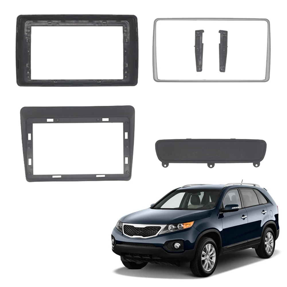 

Автомобильный радиоприемник Fascia Для Kia Sorento MK2 2012-2021 DVD стерео рамка пластина адаптер монтажная рамка для приборной панели комплект облицовки