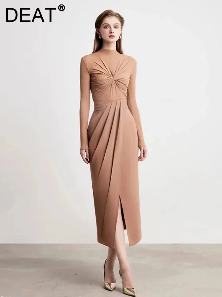 Женский комплект из 2 предметов DEAT пуловер средней длины с круглым вырезом и