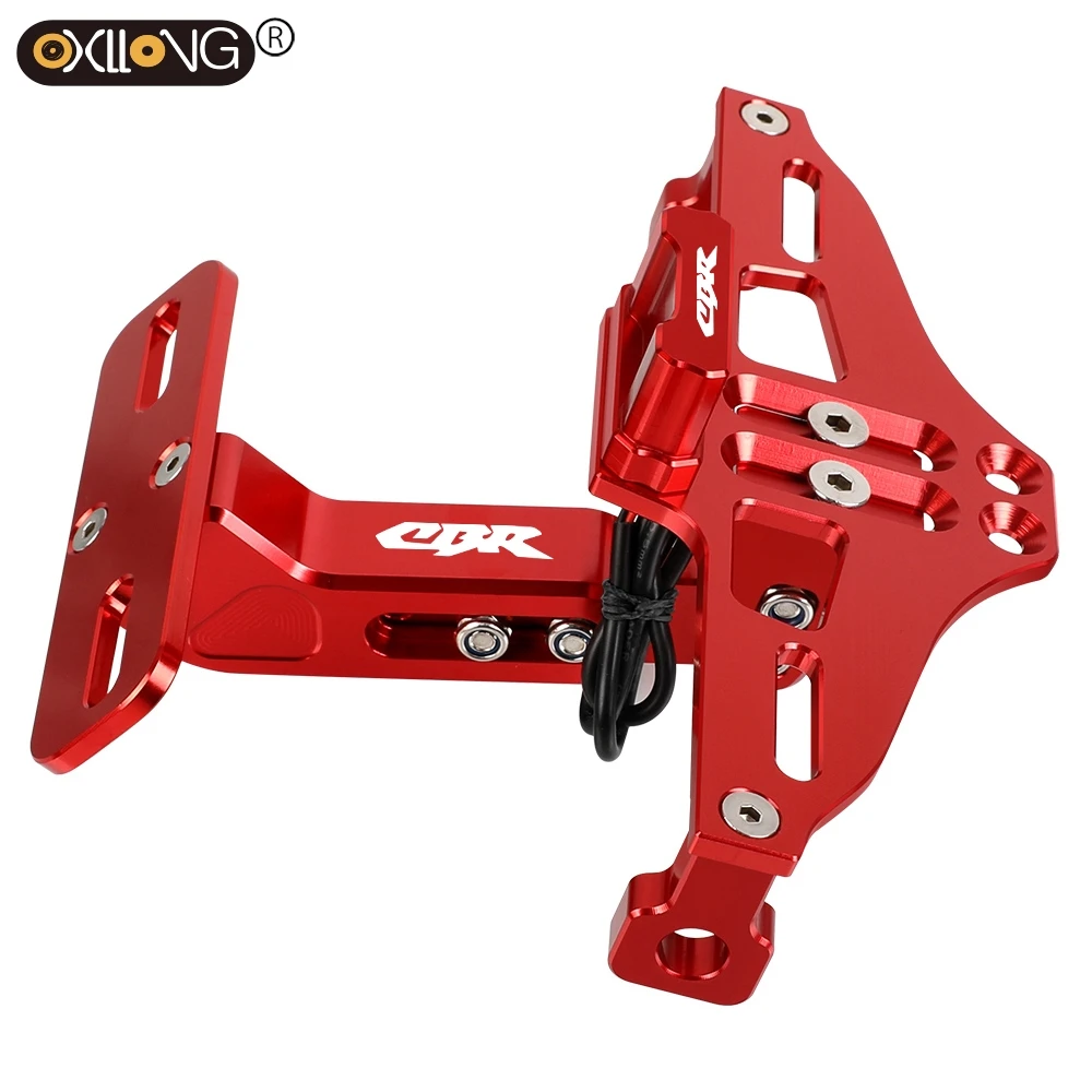 Держатель номерного знака мотоцикла светодиодные указатели поворота для Honda CBR