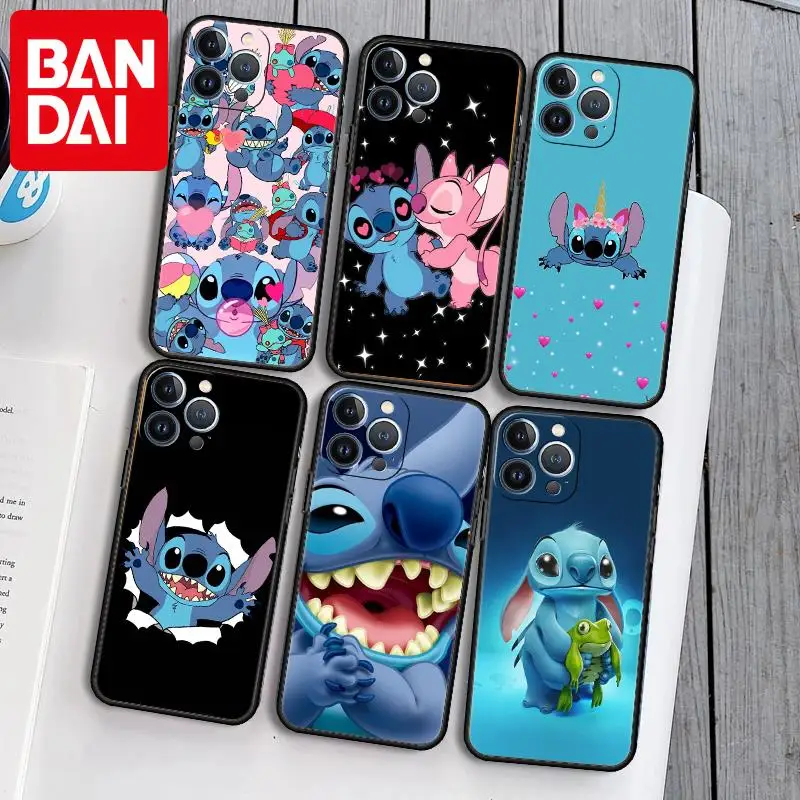 Мультяшный чехол Лило Стич для iPhone 13 11 12 Pro Max XR 7 8 Plus 6 Mini XS 5 6S SE мягкий телефона