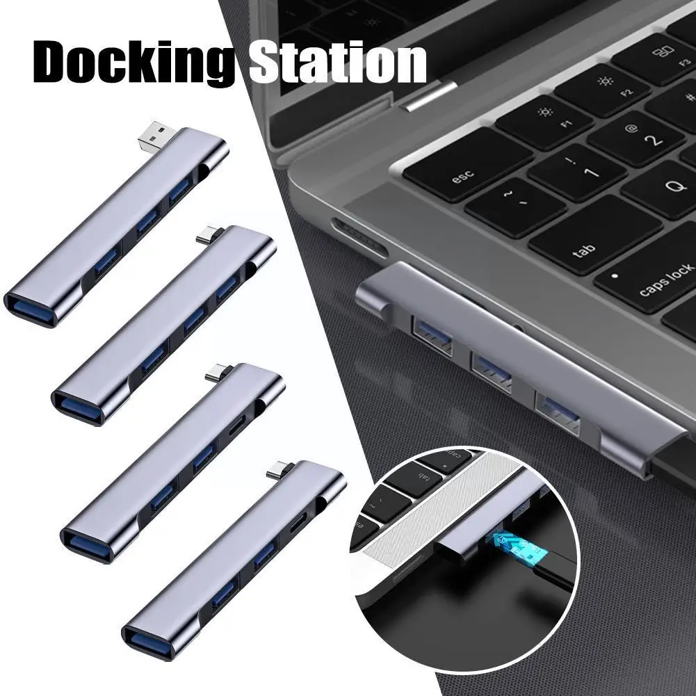 

Док-станция Usb C Hub 3 0, Hdmi Usb-разветвитель, несколько портов, концентратор док-станции Usbc для ноутбука T4S6