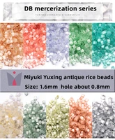 1 6mm miyuki yuxin mercerized series antique rice beads diy bracelet jewelry accessories imported from japan