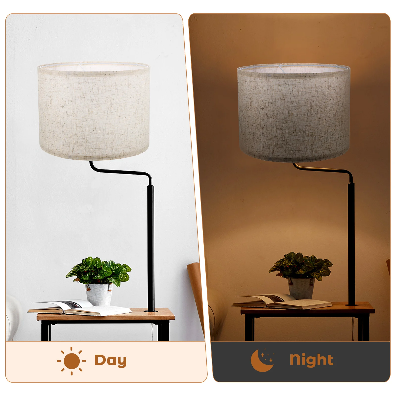 

Cloth Lamp Shade Replacement Fabric Lampshade Decor Home Chandelier Lamp-chimney Screen
