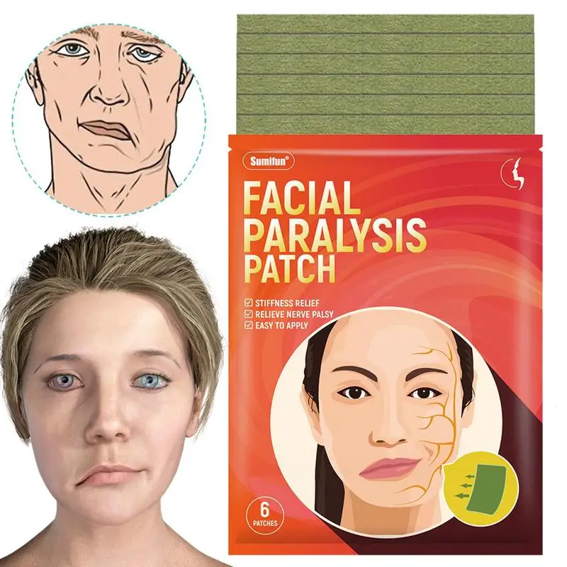 

Lead Positive Acupoint Massage Thin Face Paralysis Stickers Natural Herbal Faciales Face Neck Lifting Tapes Anti Wrinkle 6Pcs