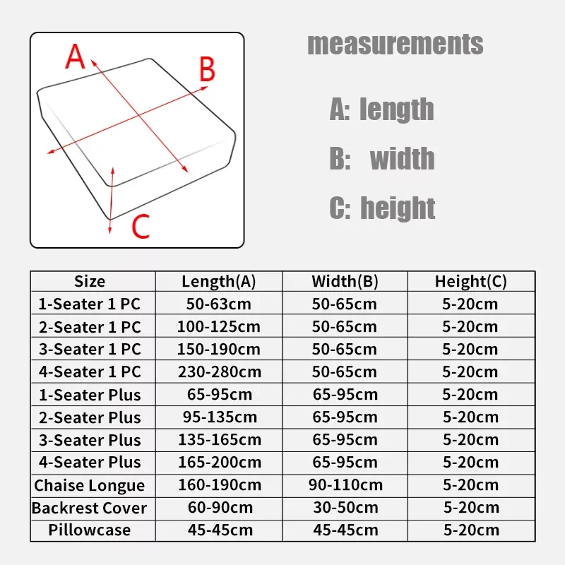 

Jacquard Sofa Seat Cushion Cover Chair Cover Stretch Washable Removable Slipcover Solid Color Polar Fleece Sofa Protector