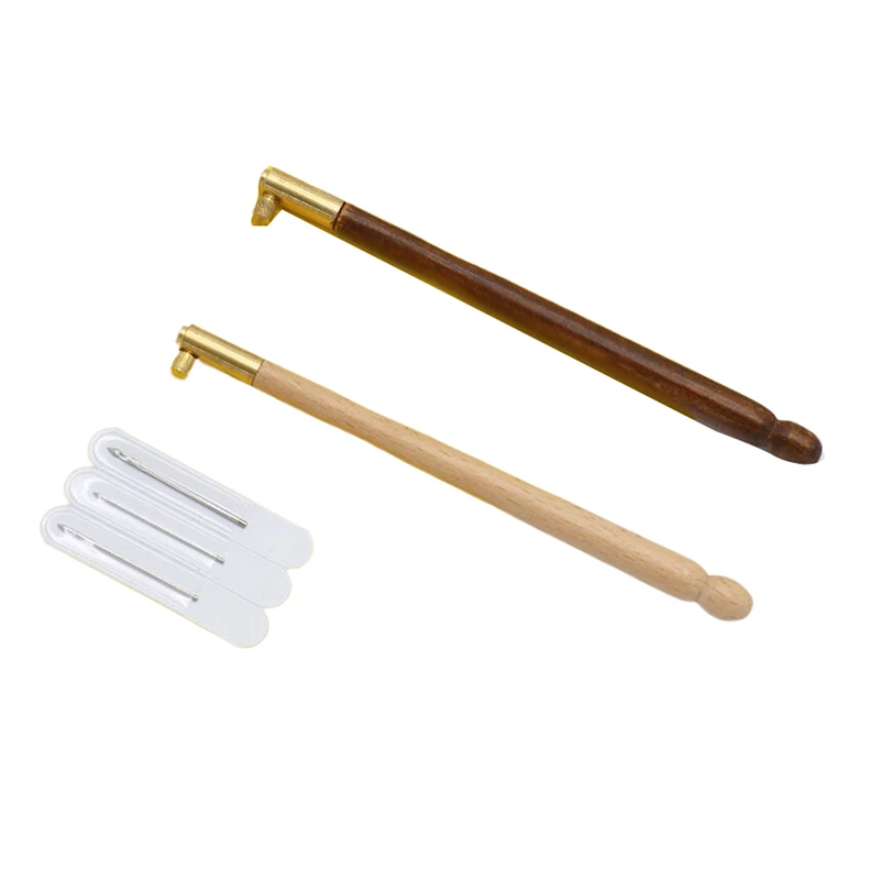 Игла для вышивания крючок вязания лювильской вышивки ручка с 3 иглами Набор