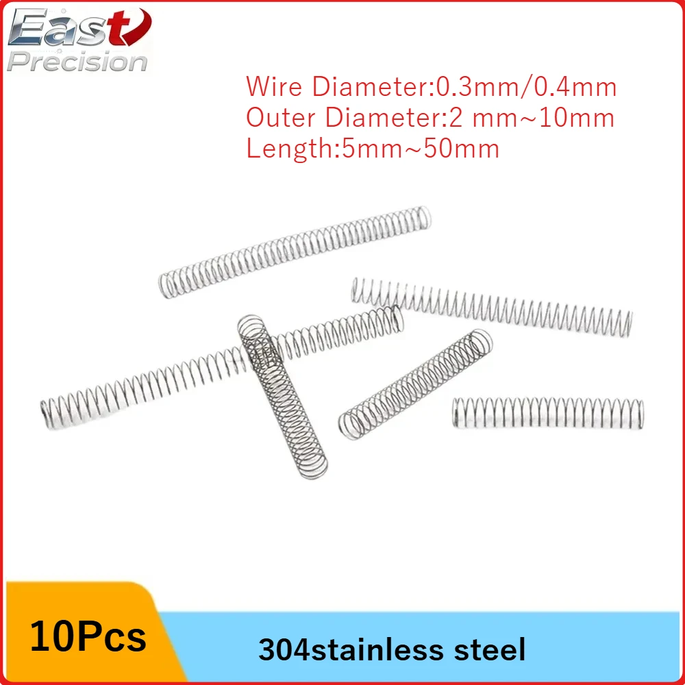 

Компрессионные пружины из нержавеющей стали 304