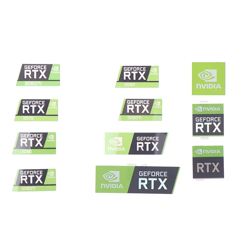 Фото Наклейка для ноутбука RTX 3090TI 3080TI 3070 3060, графическая карта №2