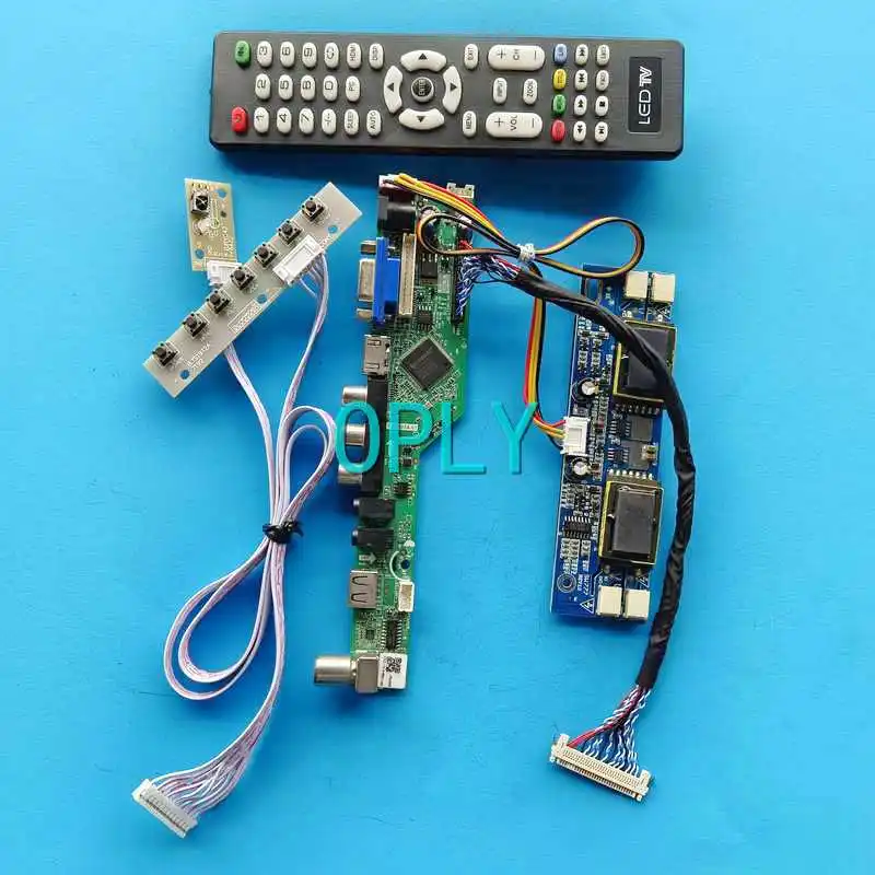 

For M215HW01 MT215DW01 Laptop LCD Monitor Controller Board VGA HDMI-Compatible AV USB 4CCFL 21.5" DIY Kit 1920*1080 LVDS 30 Pin