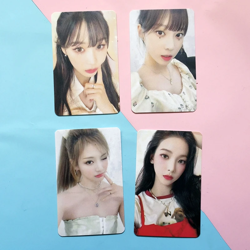 4 шт./компл. Kpop Aespa Lomo карты 2022 походные поздравления маленькая открытка