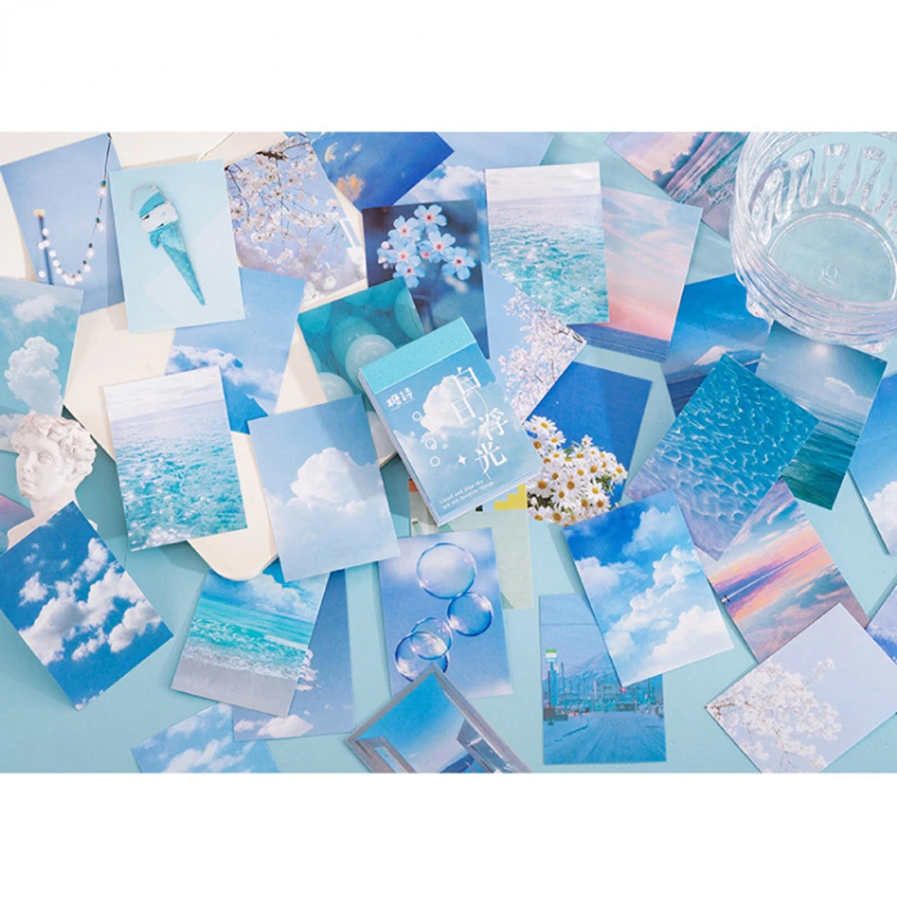 

Lychee Life Vintage Moon Cat Design Sticker Creative Journaling Book Cards Stationery Notepad Sticky Stickers