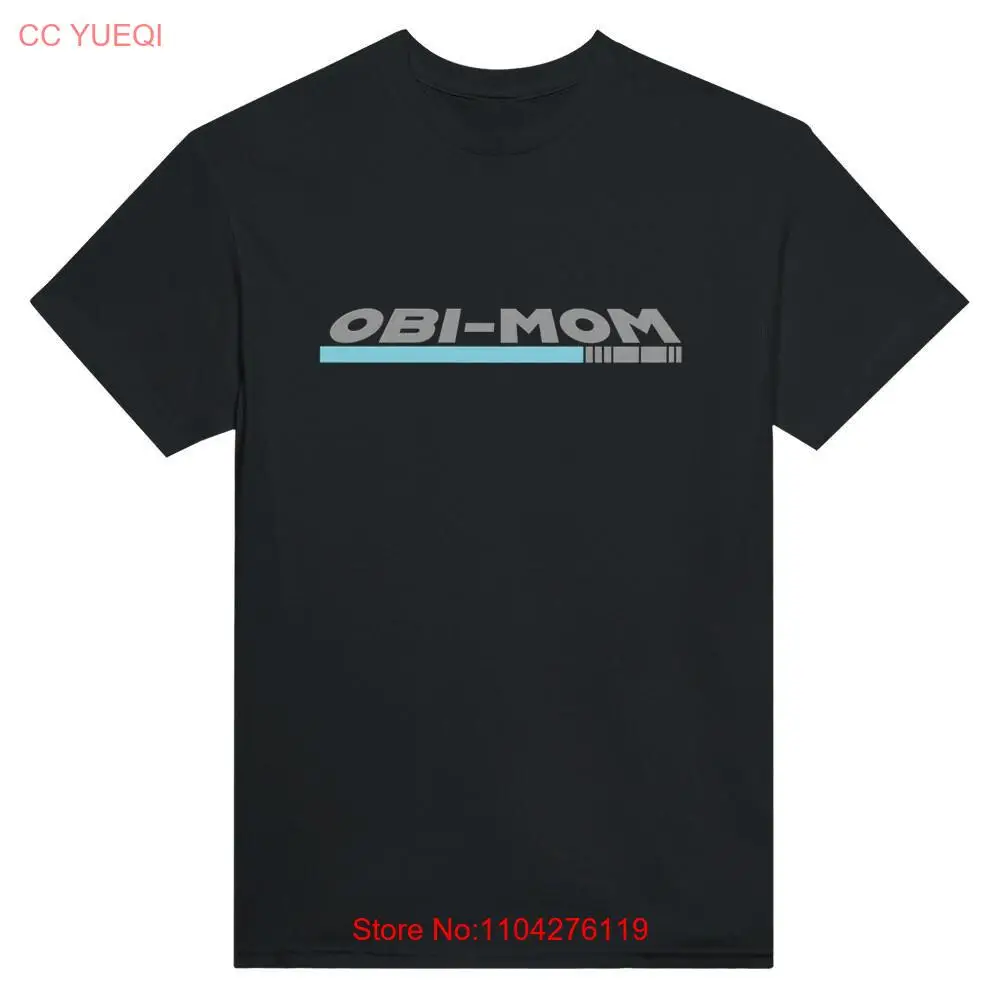 Оби Mom Heavyweight Футболка Light Sword Power Idea Dark Side for Laser Far Away Galaxy День матери с длинными или