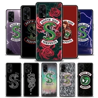 phone case for realme 5 6 7 7i 8 8i 9i 9 xt gt gt2 c17 pro 5g se master neo2 tpu case cover riverdale south serpentine snake