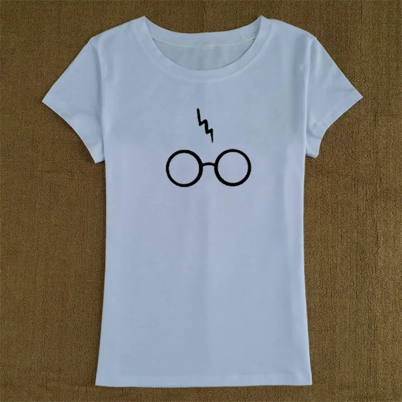 2022 Модная брендовая футболка Харри поттерс женский летний топ хлопковая с